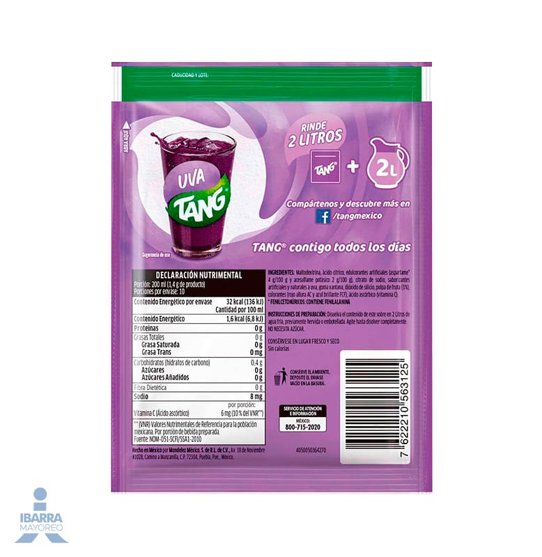 Refresco Tang Uva 14 g