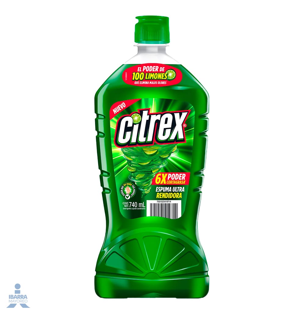 Detergente Citrex Limón 740 ml