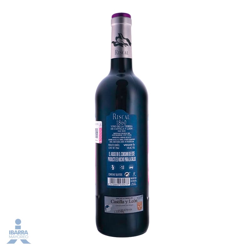 Vino Tinto Marqués de Riscal Tempranillo 1860 750 ml