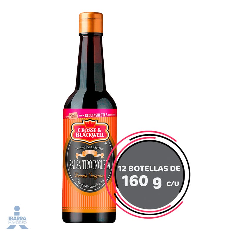 Salsa Inglesa Crosse & Blackwell botella 145 ml