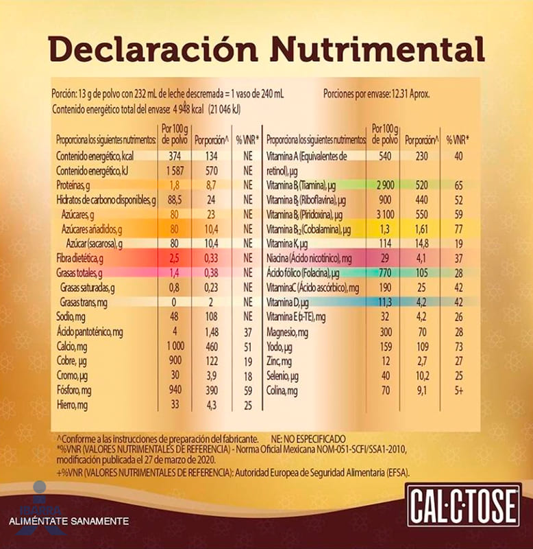 Chocolate Cal-C-Tose Bolsa 100 g
