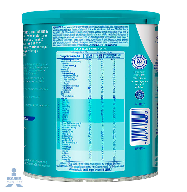 Fórmula Infantil NAN 1 Optimal Pro 0 a 6 meses 720 g