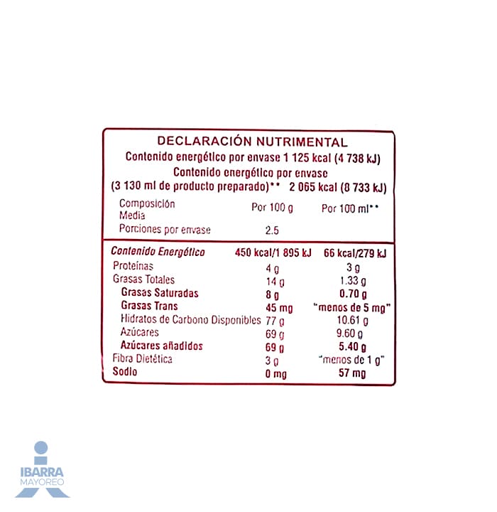 Chocolate Polar Marqueta 250 g