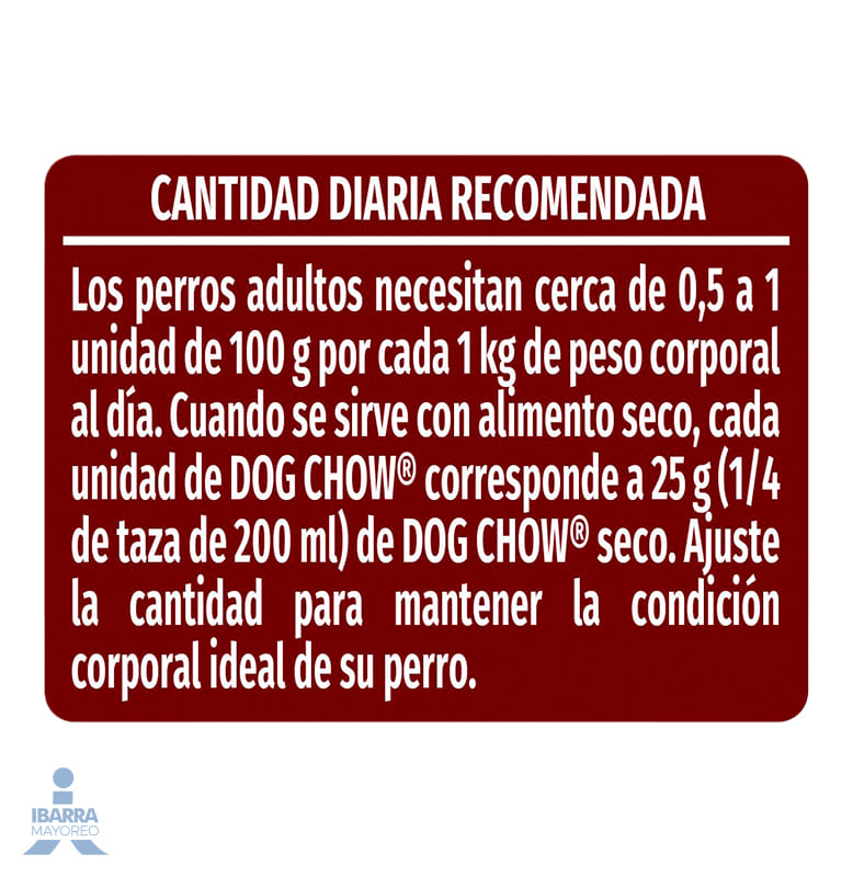 Alimento Purina Dog Chow Minis y Pequeños Carne 100 g