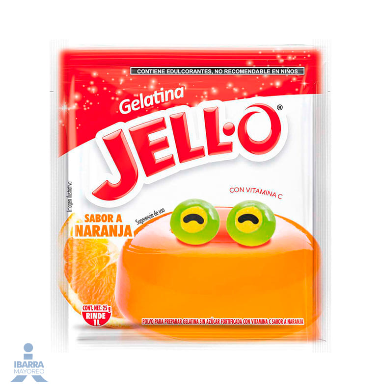 Gelatina Jell-O Naranja 25 g