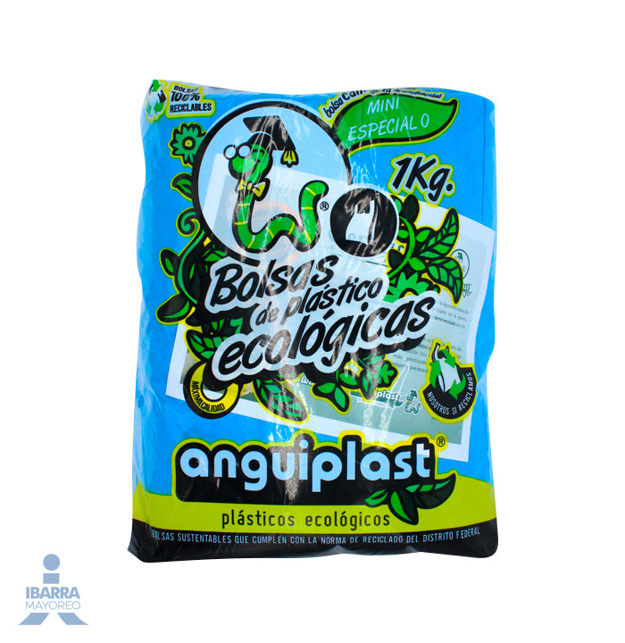 Bolsa Camiseta Ecológica Anguiplast Mini 1 kg