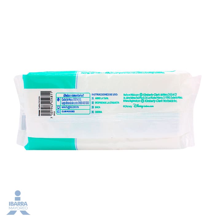 Toallitas Húmedas Huggies Repuesto 72 pzas.
