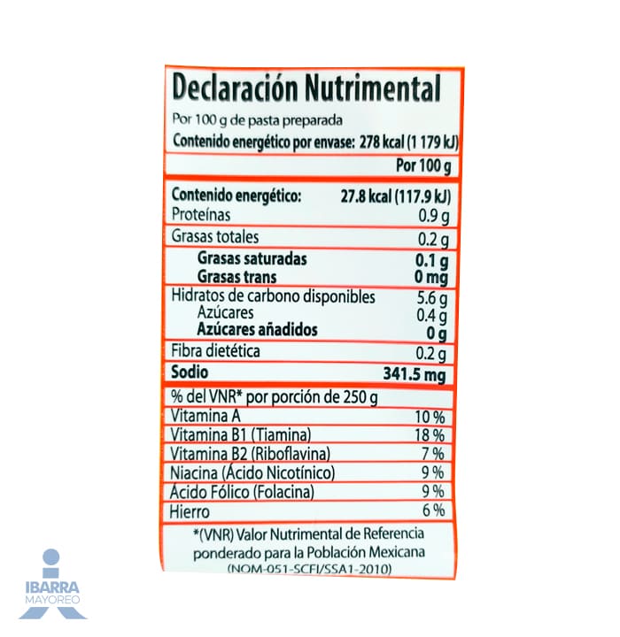 Sopa La Moderna Letra 82 g