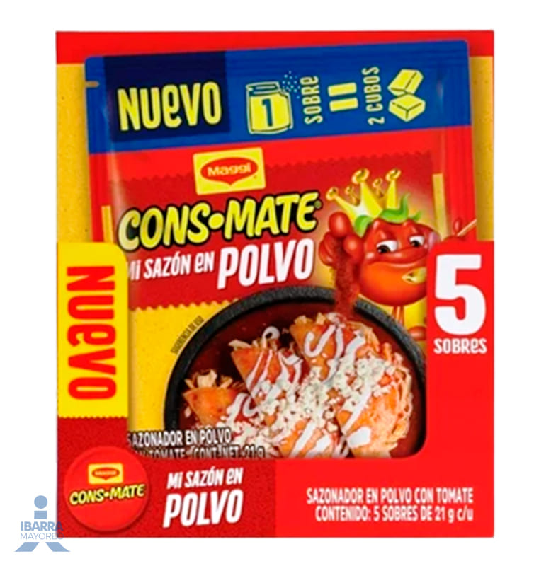 Consomate Polvo sobres 5/21 g