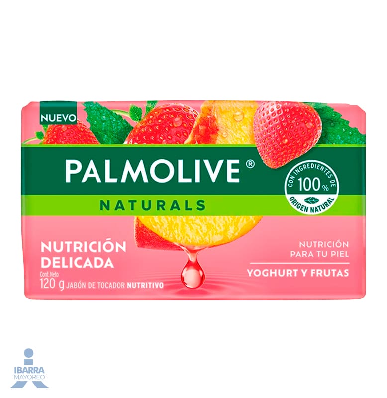 Jabón de Tocador Palmolive Naturals Yoghurt y Frutas 120 g