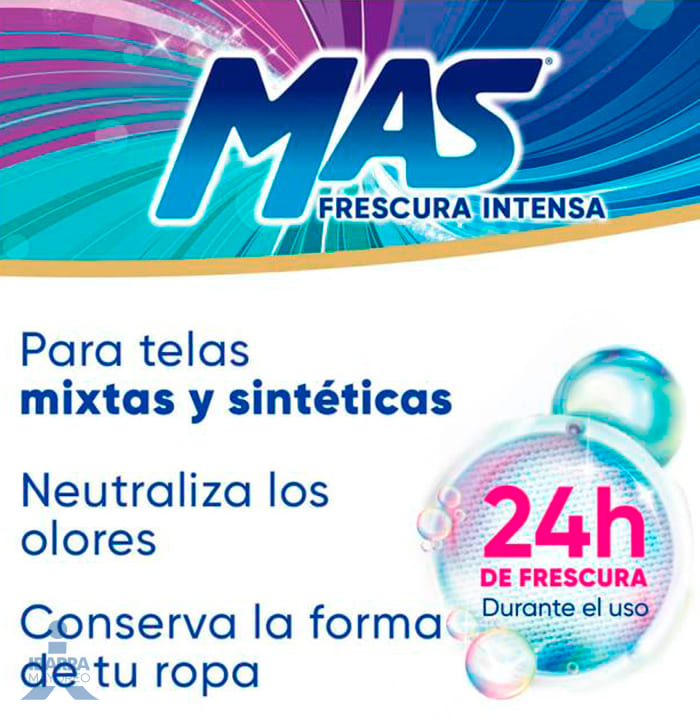 Detergente Líquido Mas Cuidado & Frescura 4.65 L