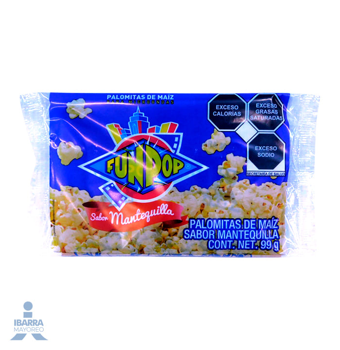 Palomitas Fun Pop Mantequilla 99 g