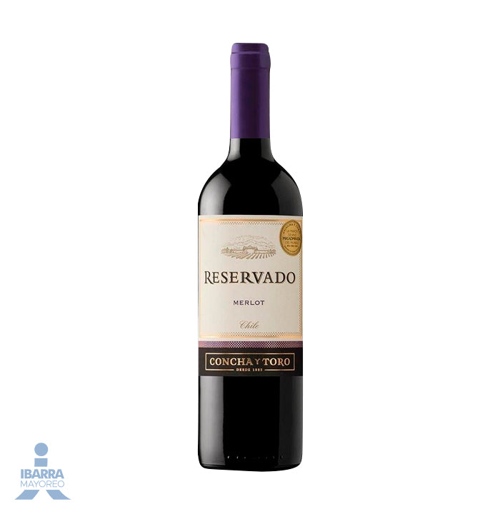 Vino Tinto Reservado Concha y Toro Merlot 750 ml