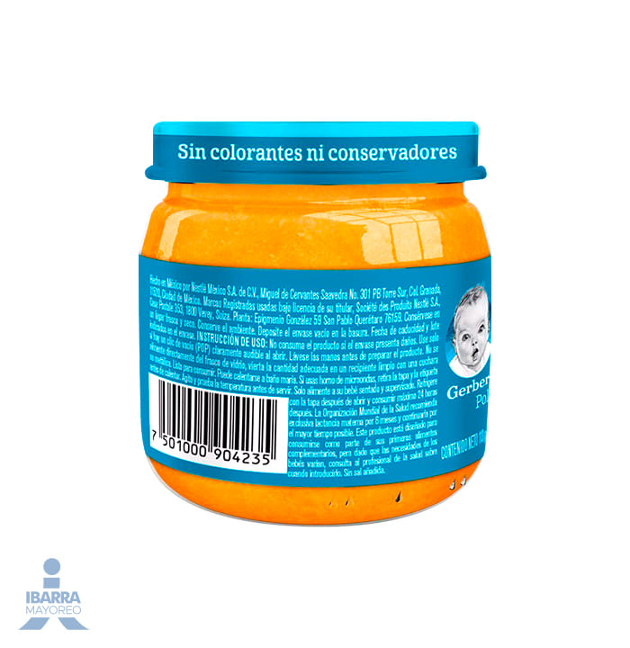 Gerber Colado Verduras con Pollo y Pasta Etapa 2 113 g