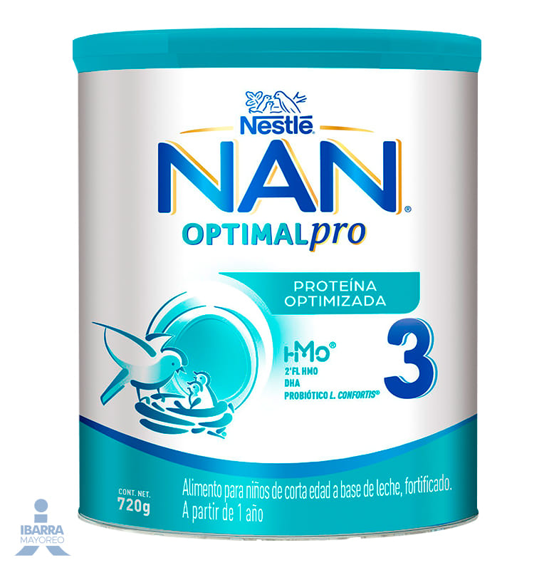 Fórmula Infantil NAN 3 Optimal Pro a partir de 1 año 720 g