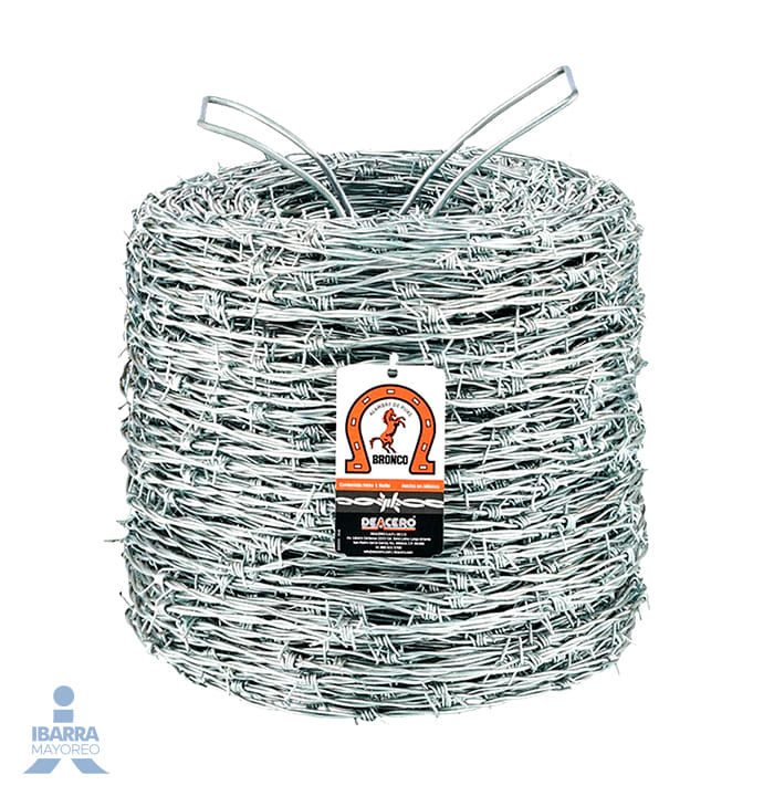Alambre 4 Púas Bronco de Acero 34 kg