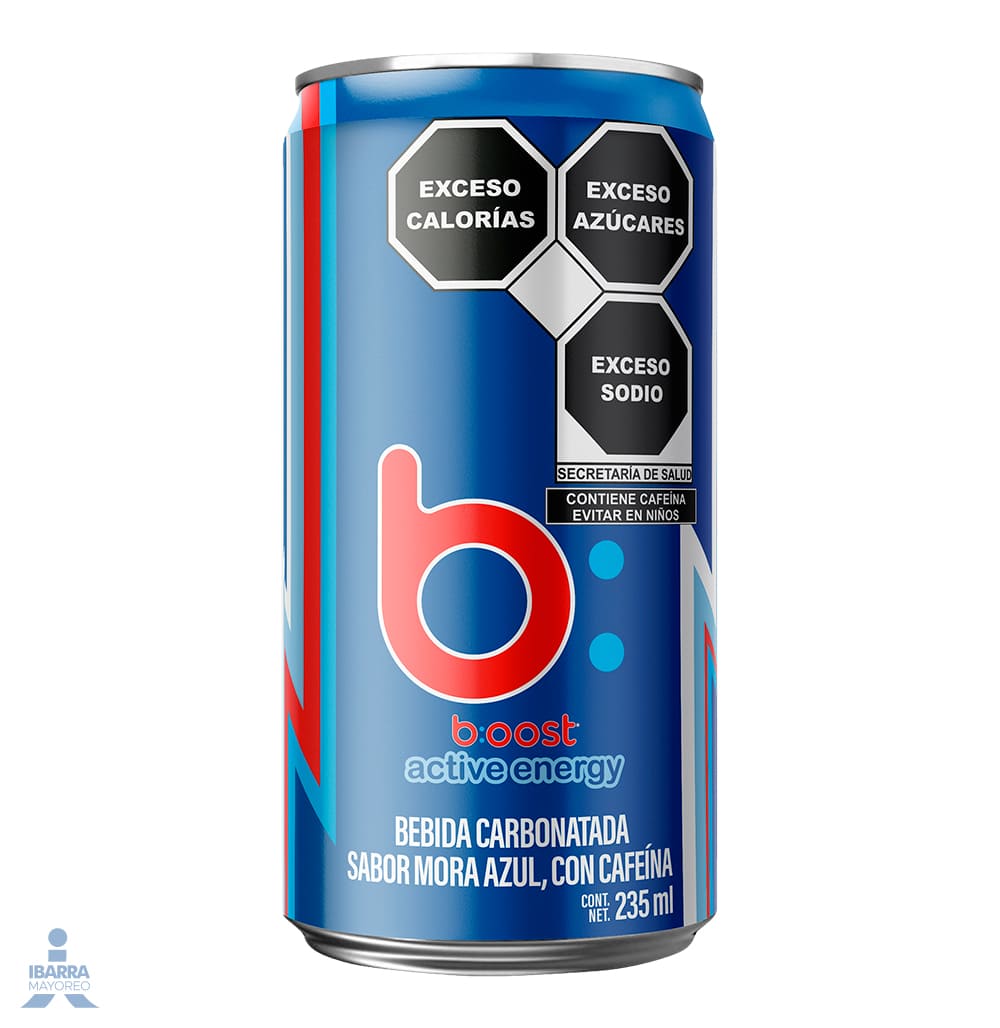 Bebida Energética Boost Mora Azul 235 ml