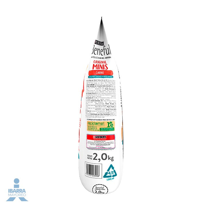 Beneful alimento seco adulto razas minis y pequeñas carne 2 kg