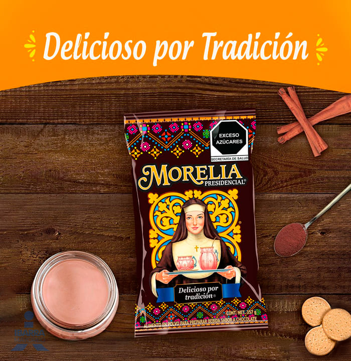 Alimento en polvo Morelia Presidencial sabor Chocolate 357 g