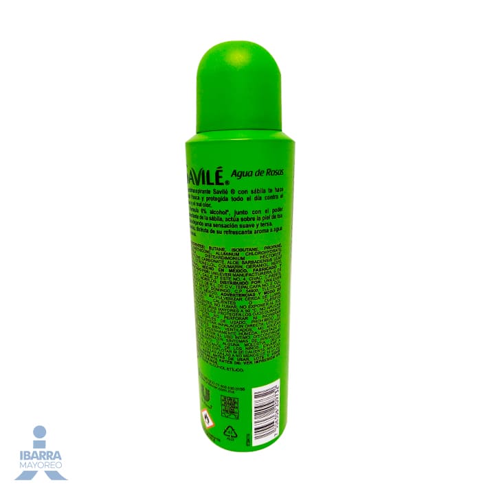 Desodorante Savilé Agua de Rosas Aerosol 150 ml