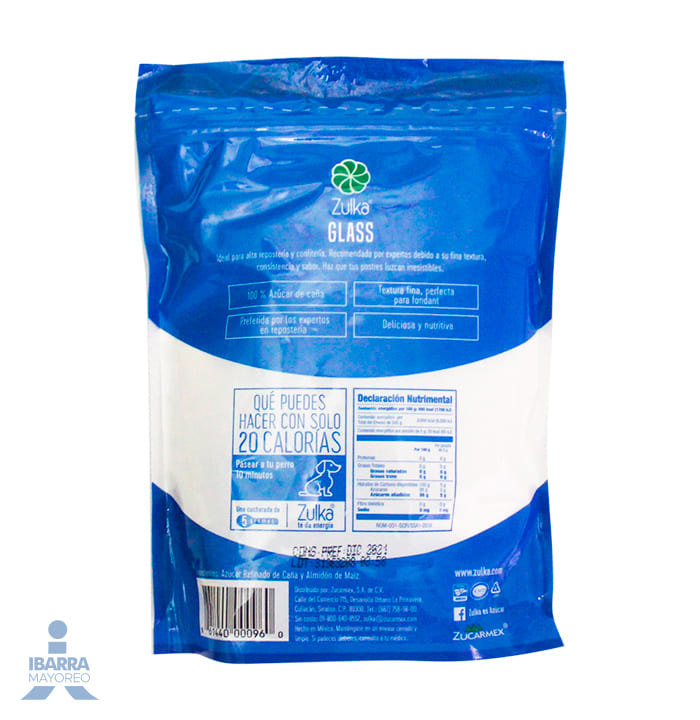 Azúcar Glass Zulka 500 g