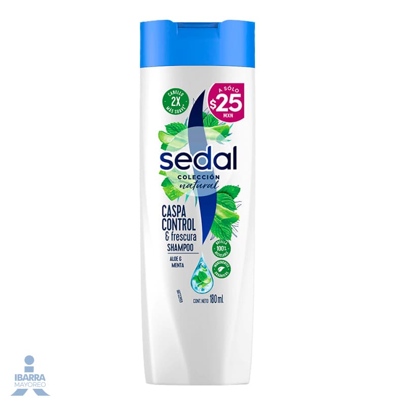 Shampoo Sedal Aloe & Menta Control Caspa 180 ml