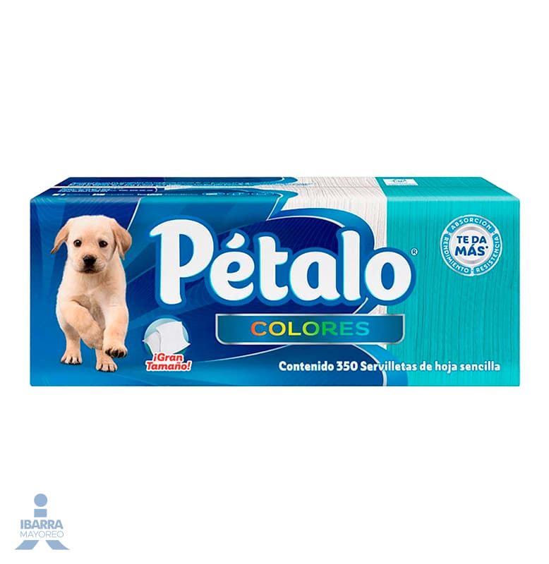 Servilleta Pétalo Color 350 pzas.