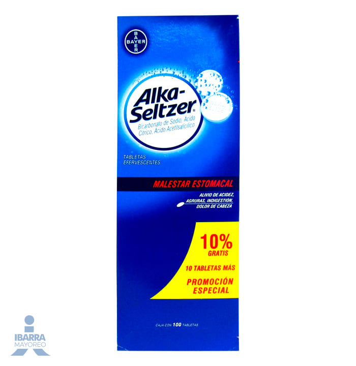 Alka Seltzer 100 pzas.