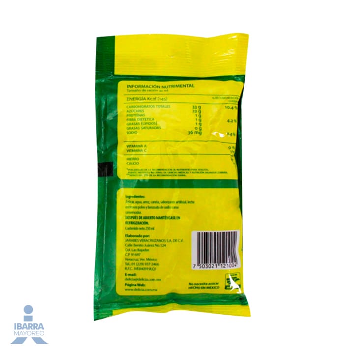 Jarabe Arroz Delicia Bolsa 250 ml