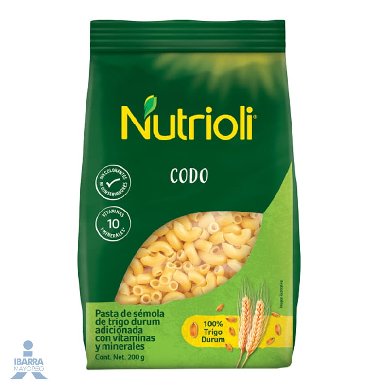 Pasta Nutrioli Codo 200 g