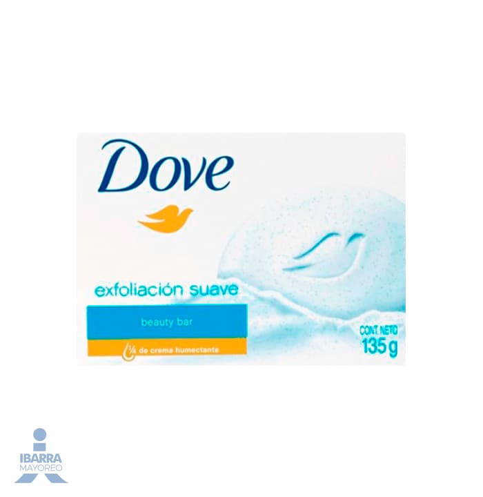 Jabón de tocador Dove Exfoliante 135 g