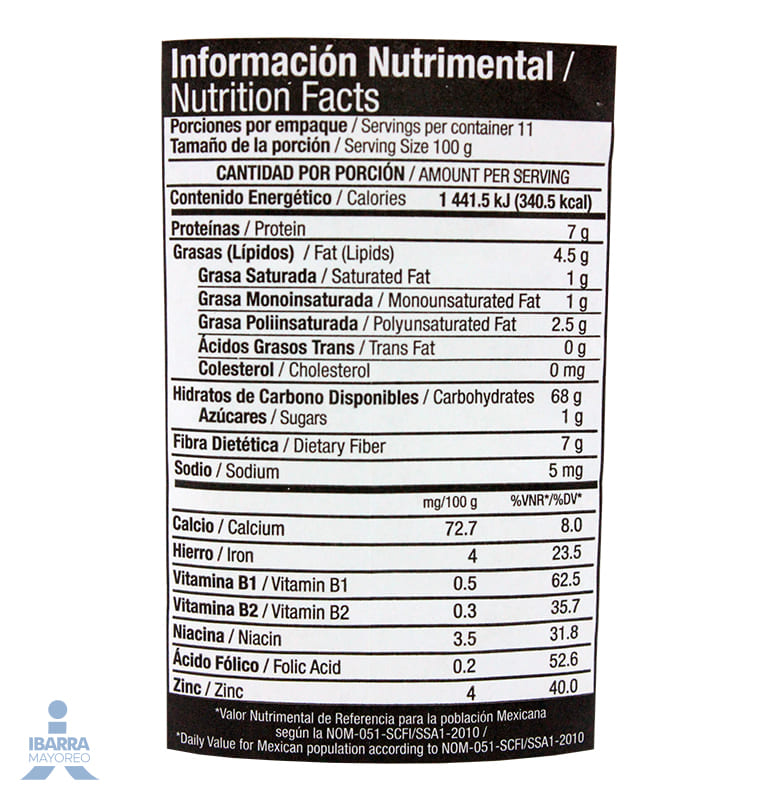 Harina de Maíz Doña Masa 1 kg GRATIS 10% más