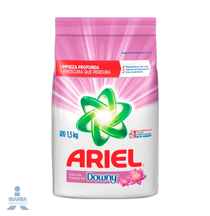 Detergente Ariel c/toque de Downy 1.5 kg