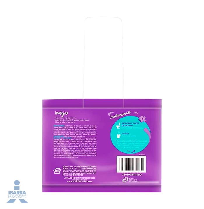 Pastilla Sanitaria Flash Lavanda Gancho 72 g