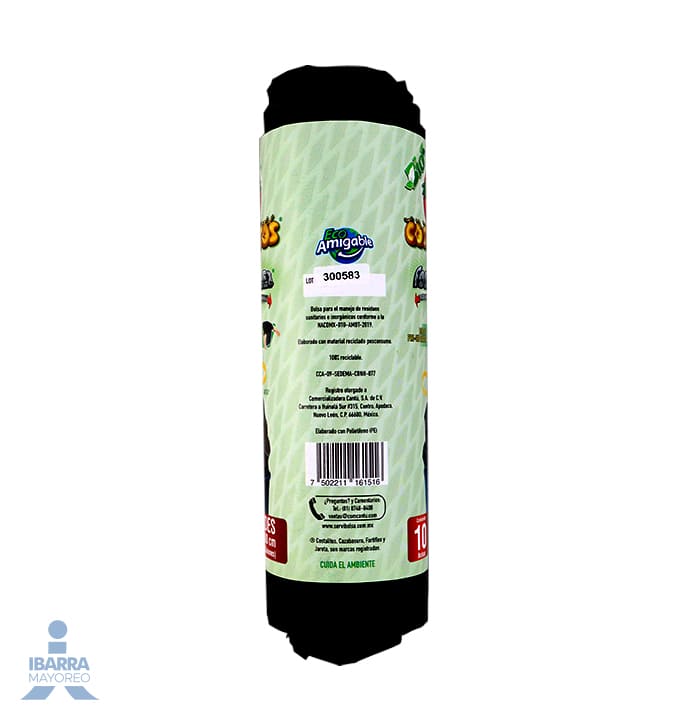 Bolsa para basura Costalitos Grande rollo 10 pzas.