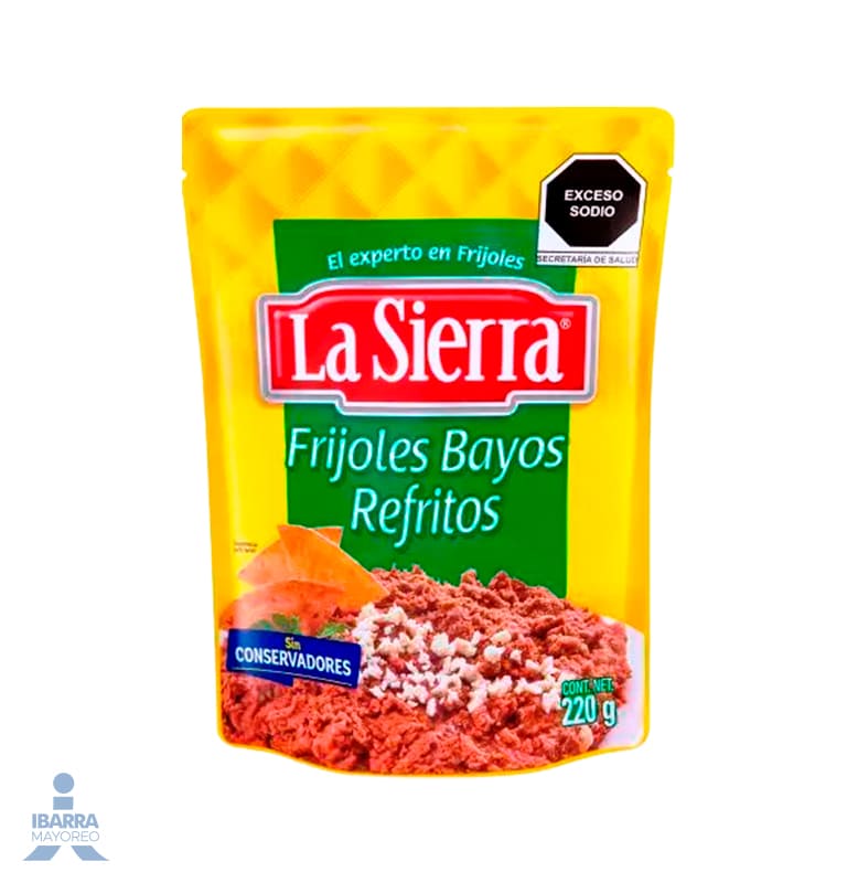 Frijol Bayo Refrito La Sierra Bolsa 220 g