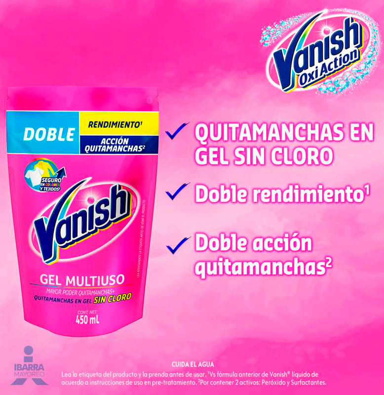 Vanish Quitamanchas Doy Pack 650 ml