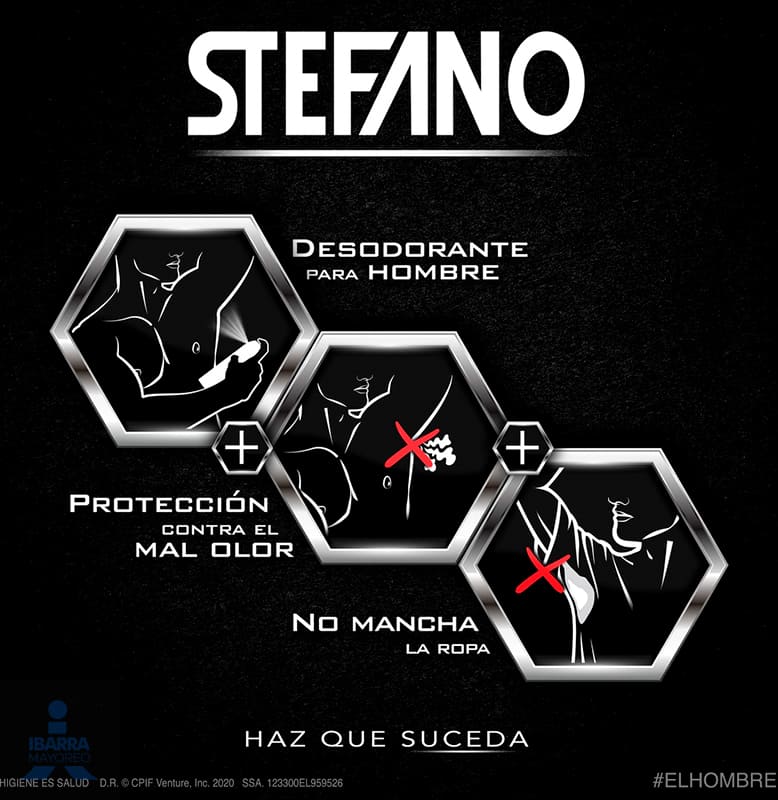 Desodorante Stefano Midnight Aerosol 113 g