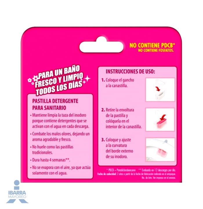 Pastilla Sanitaria Harpic Flores Frescura Activa 35 g