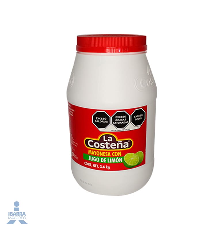Mayonesa La Costeña con Limón 3.6 kg