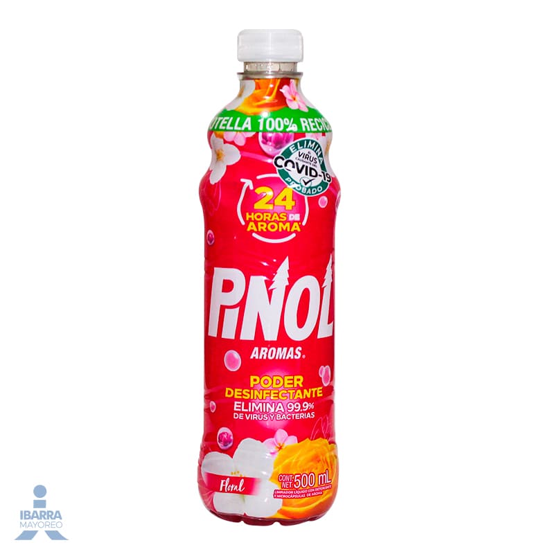 Limpiador Pinol Aromas Floral 18/500 ml + 2 Gratis