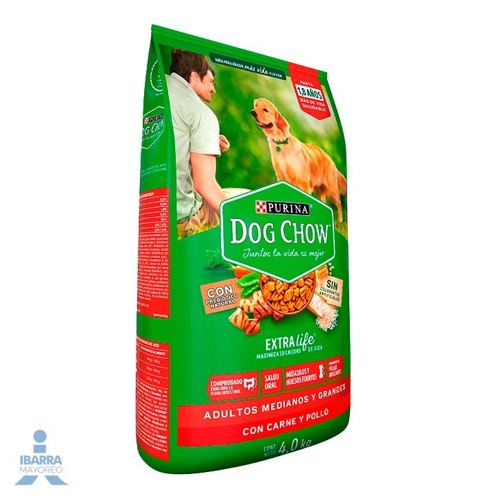 Dog Chow alimento seco perros adultos medianos y grandes 4 kg