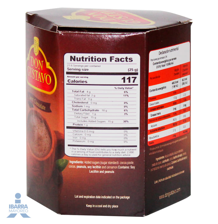 Chocolate Don Gustavo 540 g