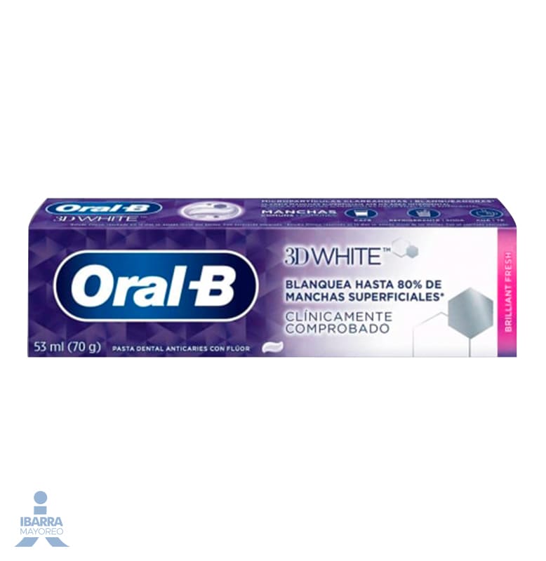 Crema Dental Oral B 3D White 53 ml