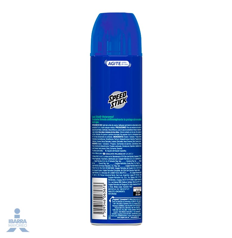 Desodorante Speed Stick Waterproof Aerosol 91 g