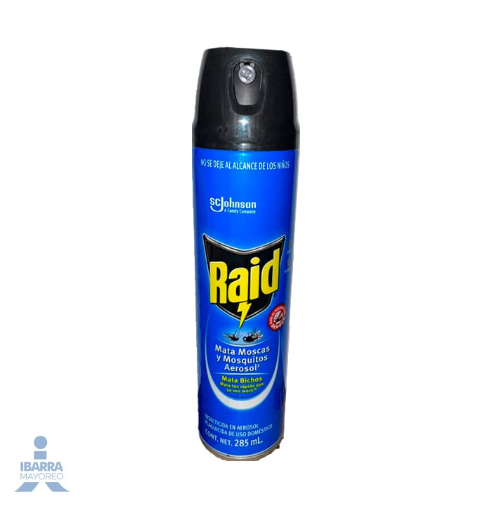 Insecticida Raid Mata Bichos Aerosol 285 ml
