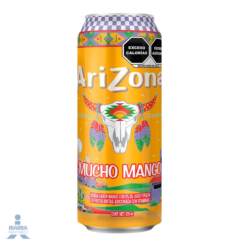 Bebida Arizona Mucho Mango 570 ml