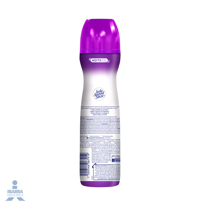 Desodorante Lady Speed Stick Derma Vitamina E Aerosol 150 ml