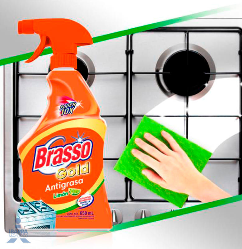 Limpiador Brasso Limón Antigrasa 650 ml
