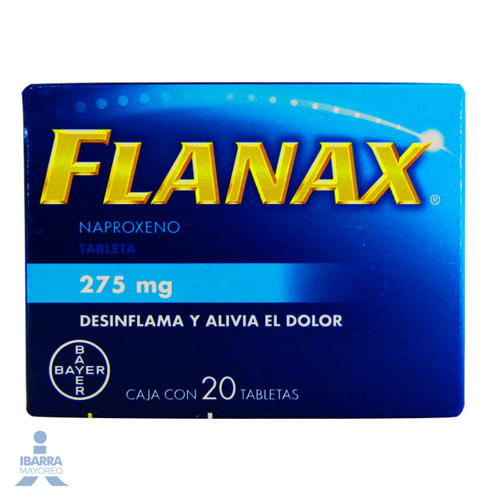 Flanax 275 mg Tabletas 20 pzas.